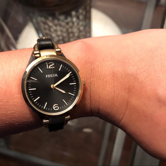 Fossil Jewelry - Leather Fossil Watch Fossil Jewelry - Leather Fossil Watch